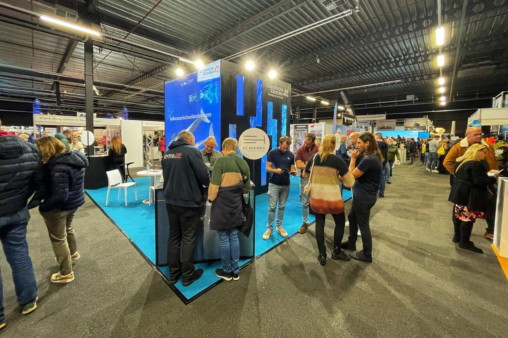 El Hierro asistió a las ferias turísticas internacional “El Salon des Vacances”, en Bélgica, y la “Duikvaken en Houten” en Países Bajos