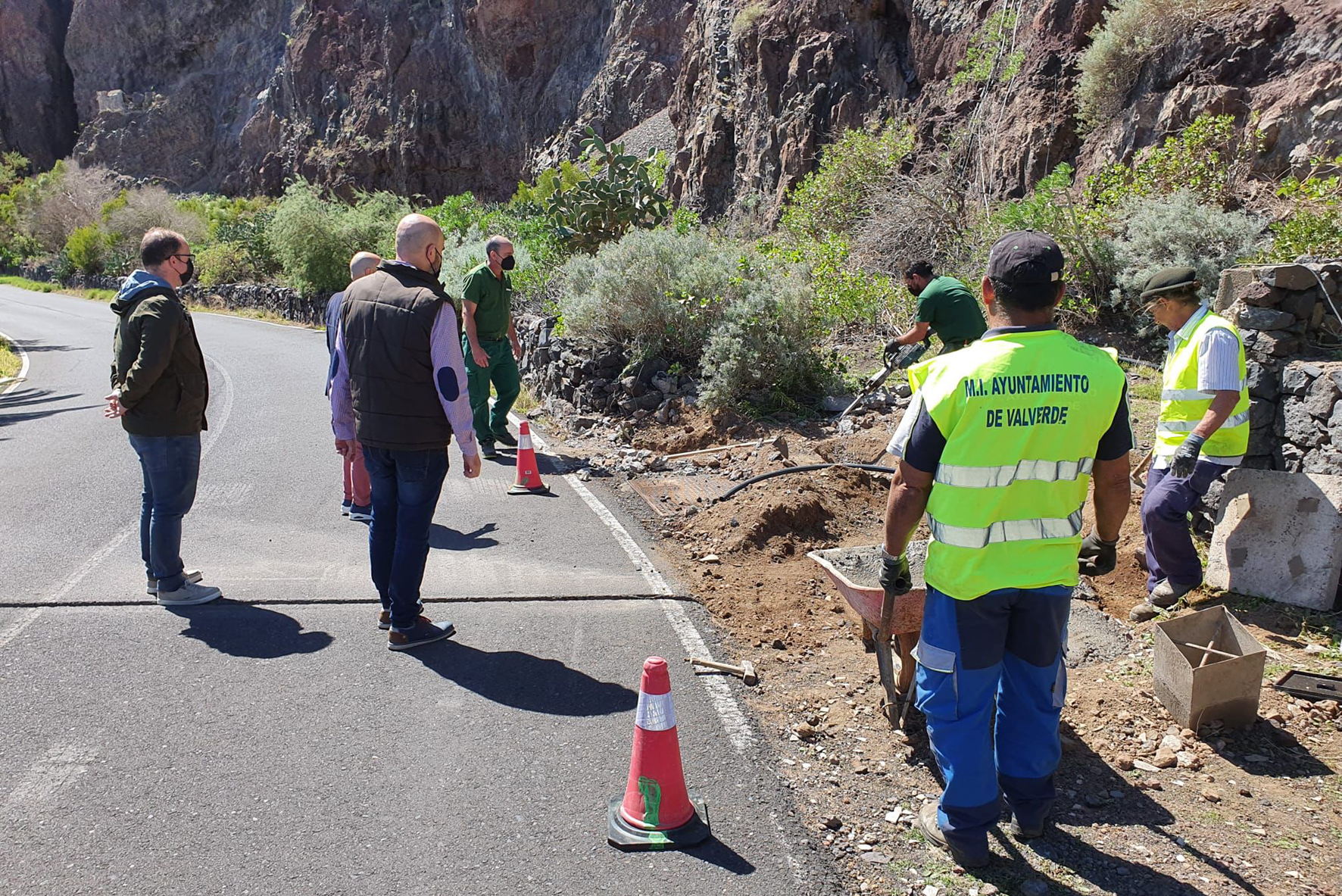 Valverde finaliza las obras de Ampliación de la red de abastecimiento de agua de la zona de Las Playas - El Parador