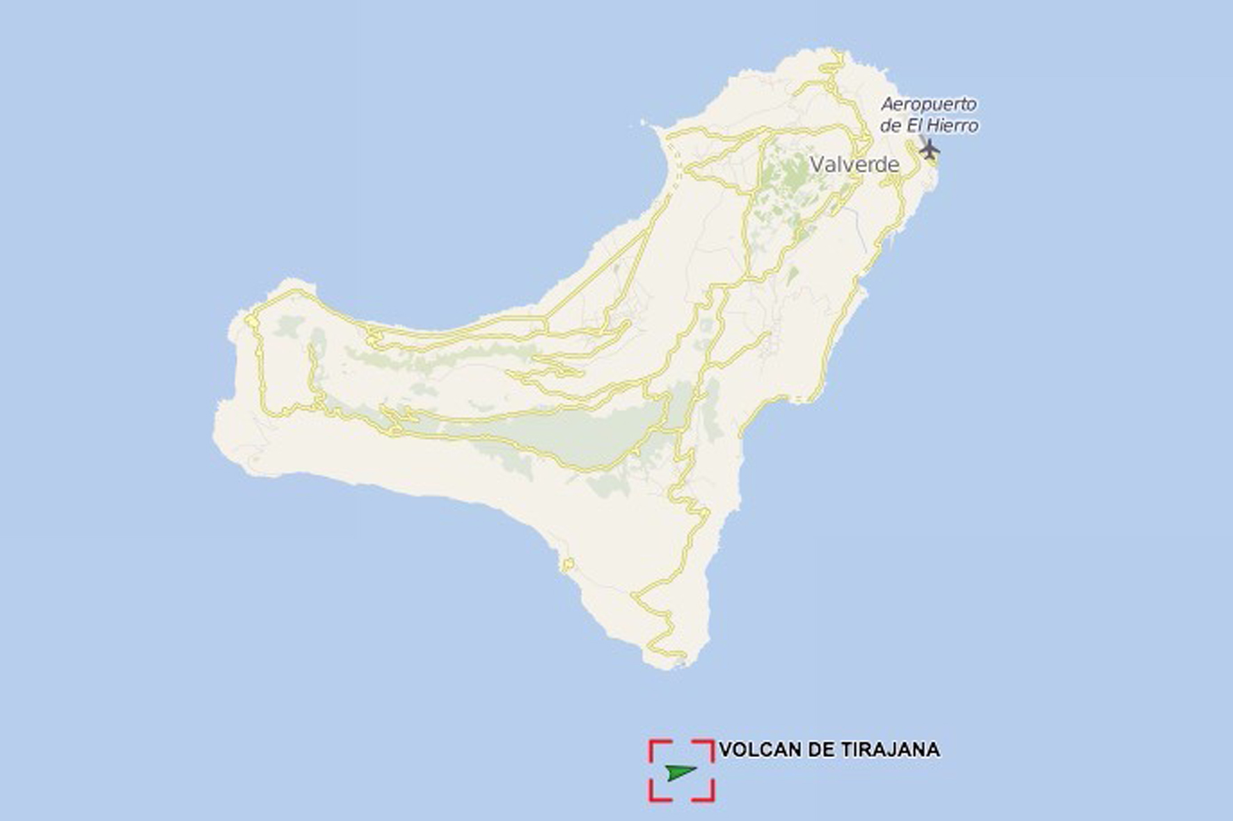 El puerto de La Estaca inoperativo por las malas condiciones de la mar