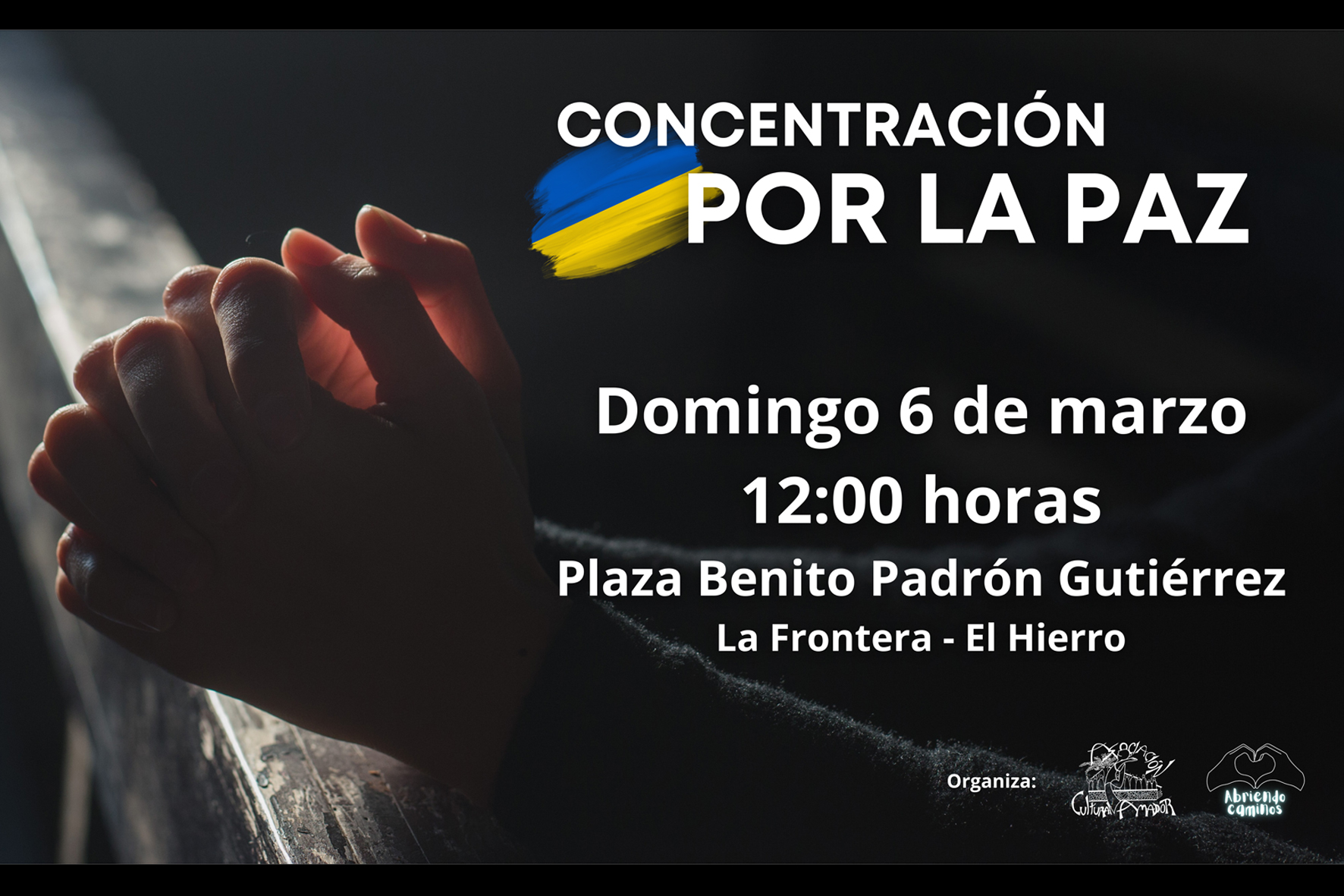 La Asociación cultural Amador convoca una concentración por la paz