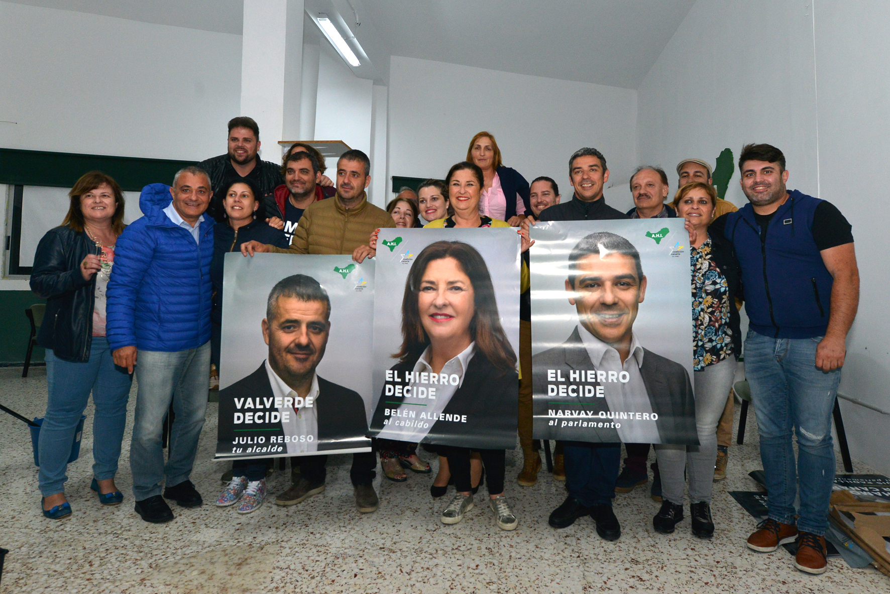 La AHI comienza la campaña pidiendo un voto útil para continuar trabajando por El Hierro