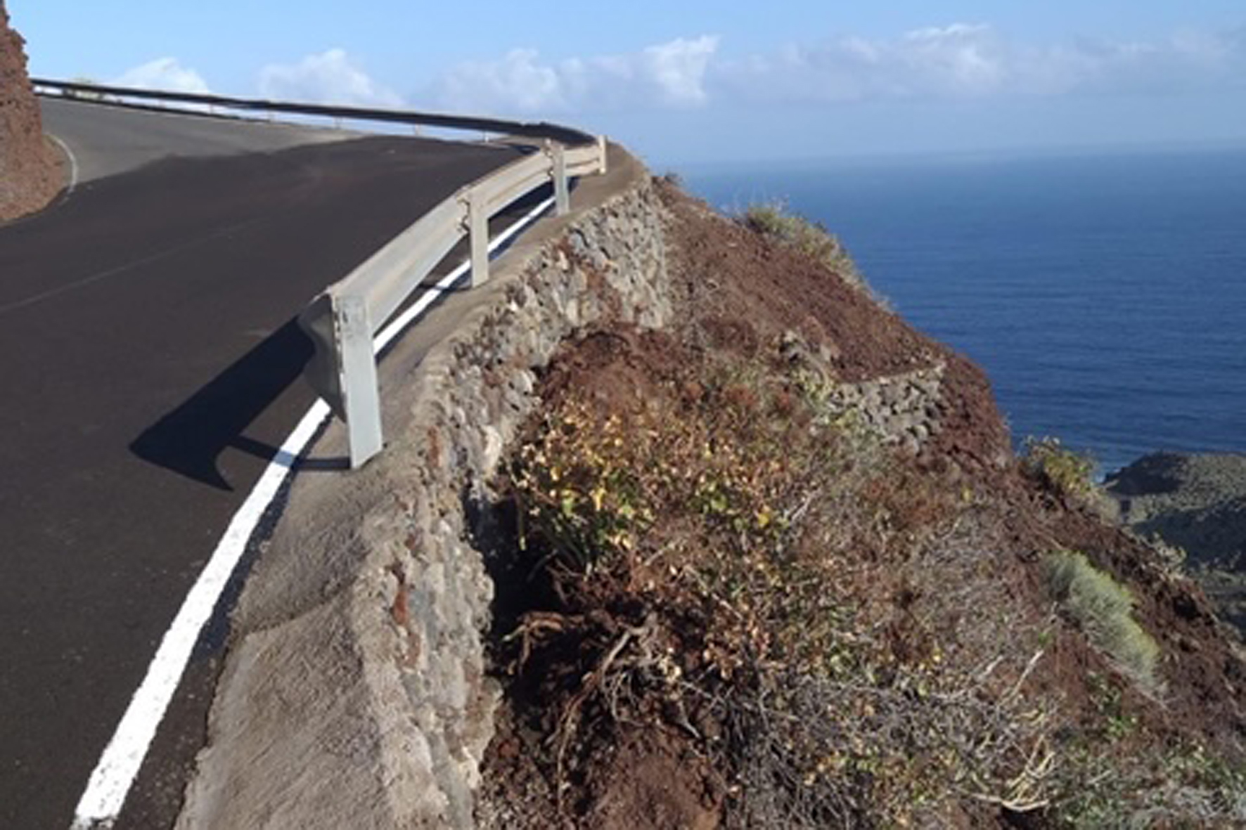 Finalizadas las actuaciones en la carretera HI-500- Sabinosa - Pozo de la Salud