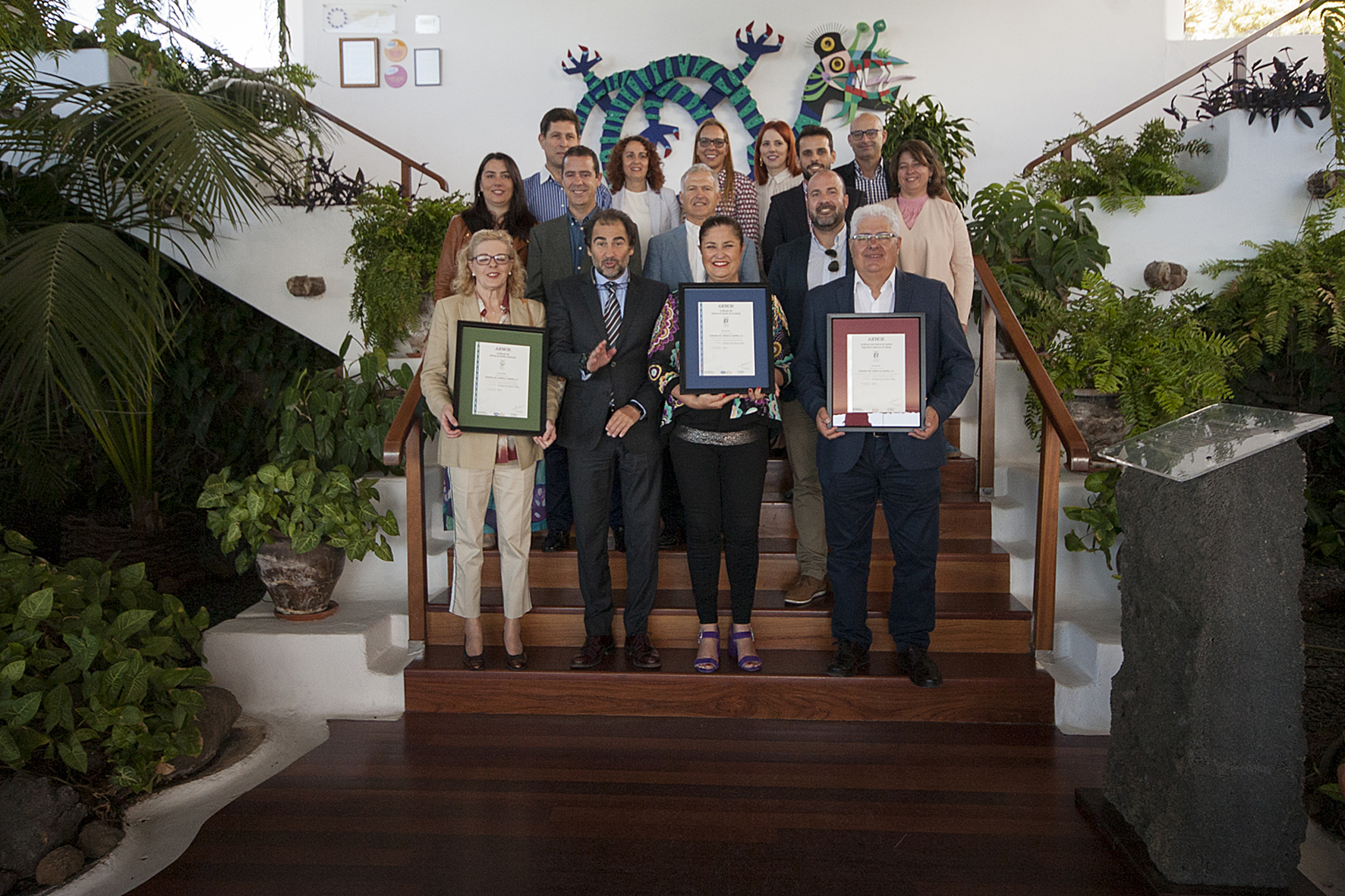 Gorona del Viento obtiene las certificaciones en Calidad, Medio Ambiente y Seguridad y Salud