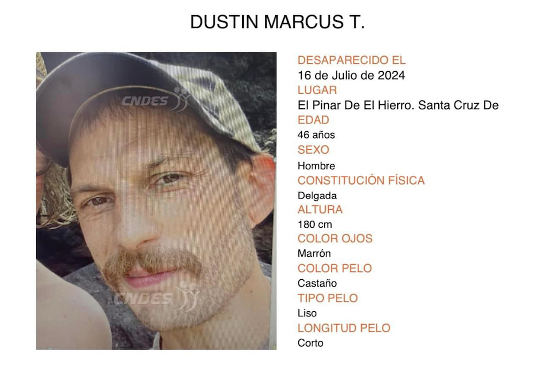 Desaparecido un varón de 46 años en El Hierro