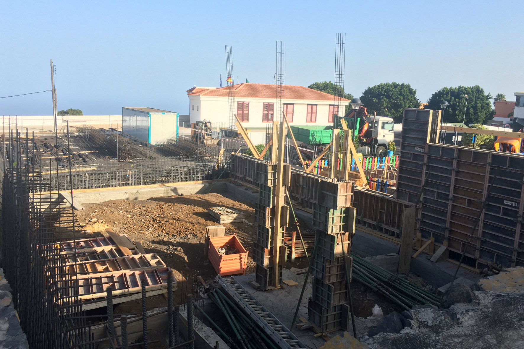 El Pinar ejecuta la construcción del nuevo gimnasio municipal