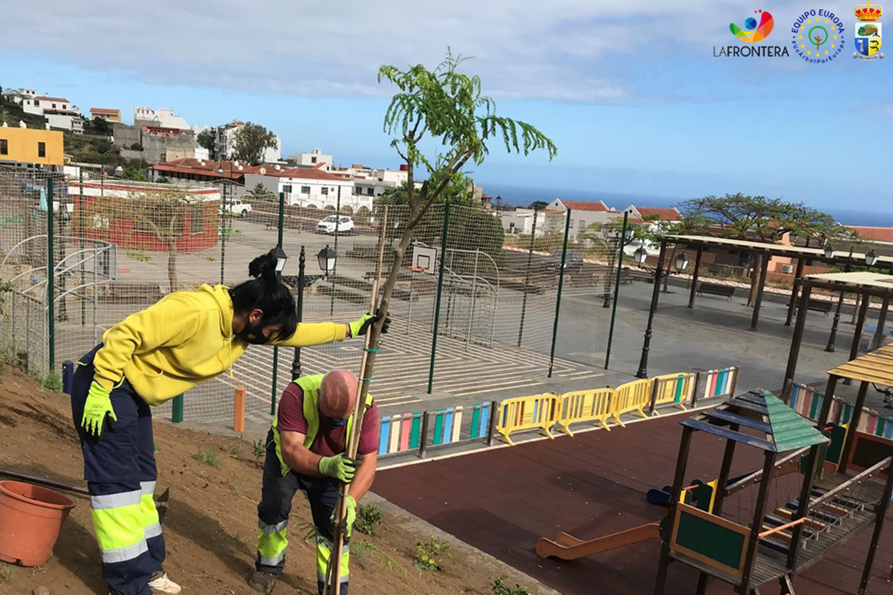 La Frontera se suma al proyecto “Un Árbol Por Europa”