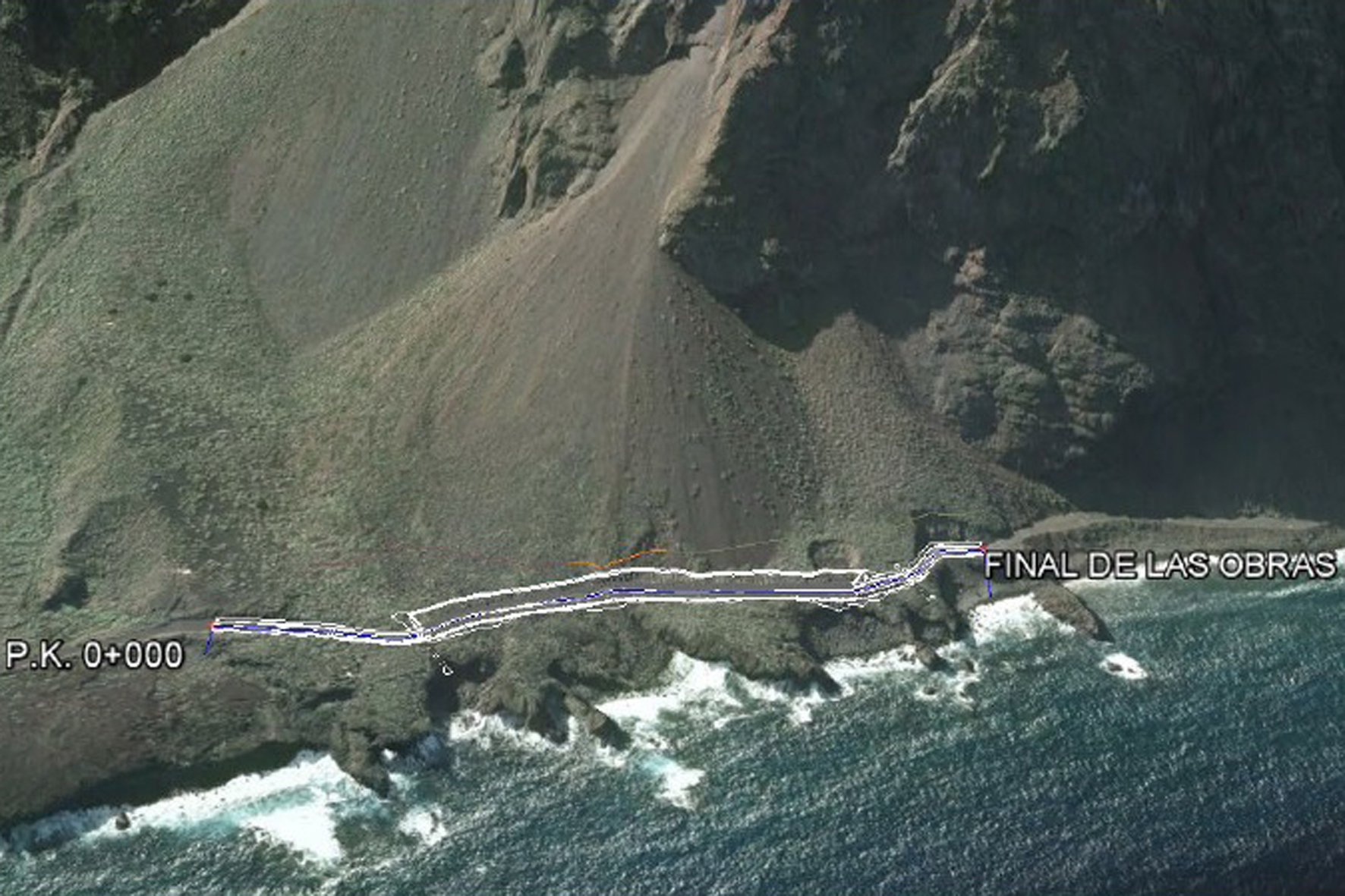 El Gobierno licitará la obra del falso túnel de Pie de Bascos en El Hierro por 5,4 millones de euros