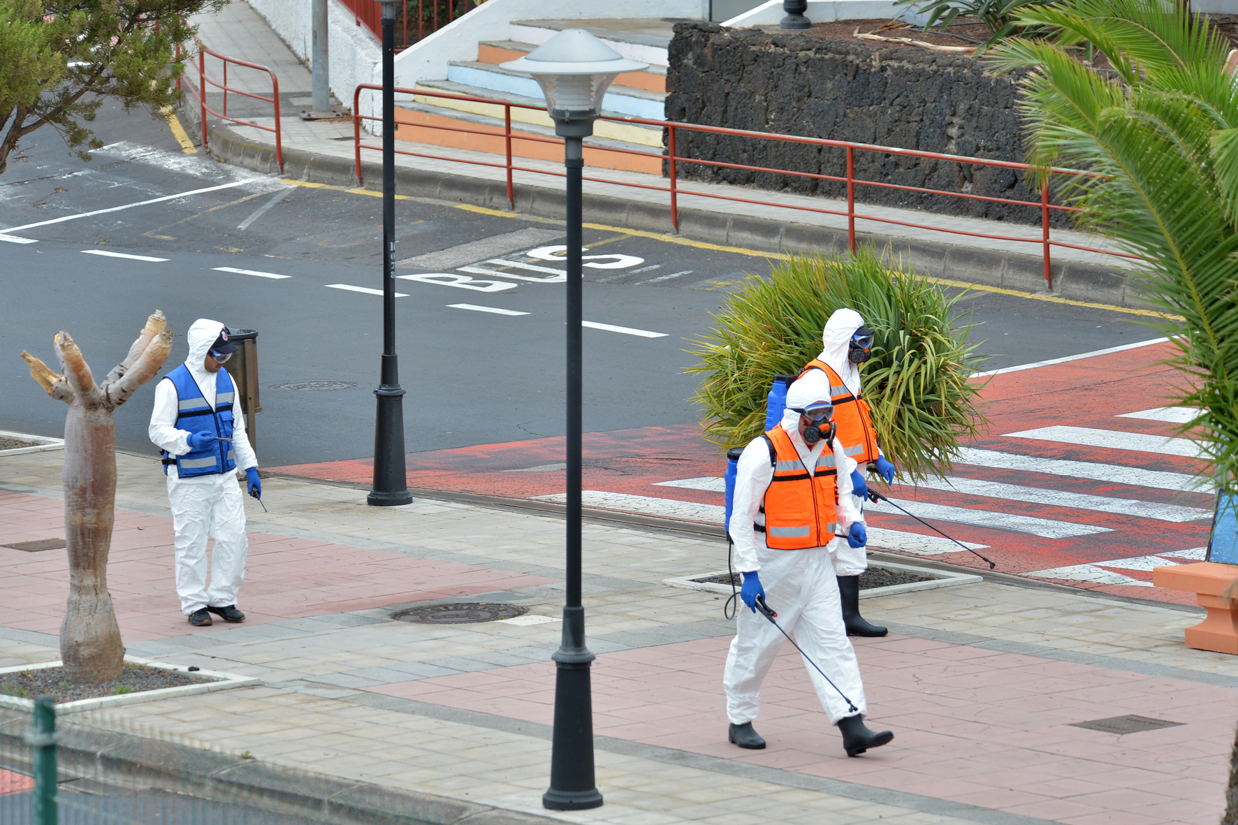 La Frontera realiza labores de desinfección en zonas del municipio