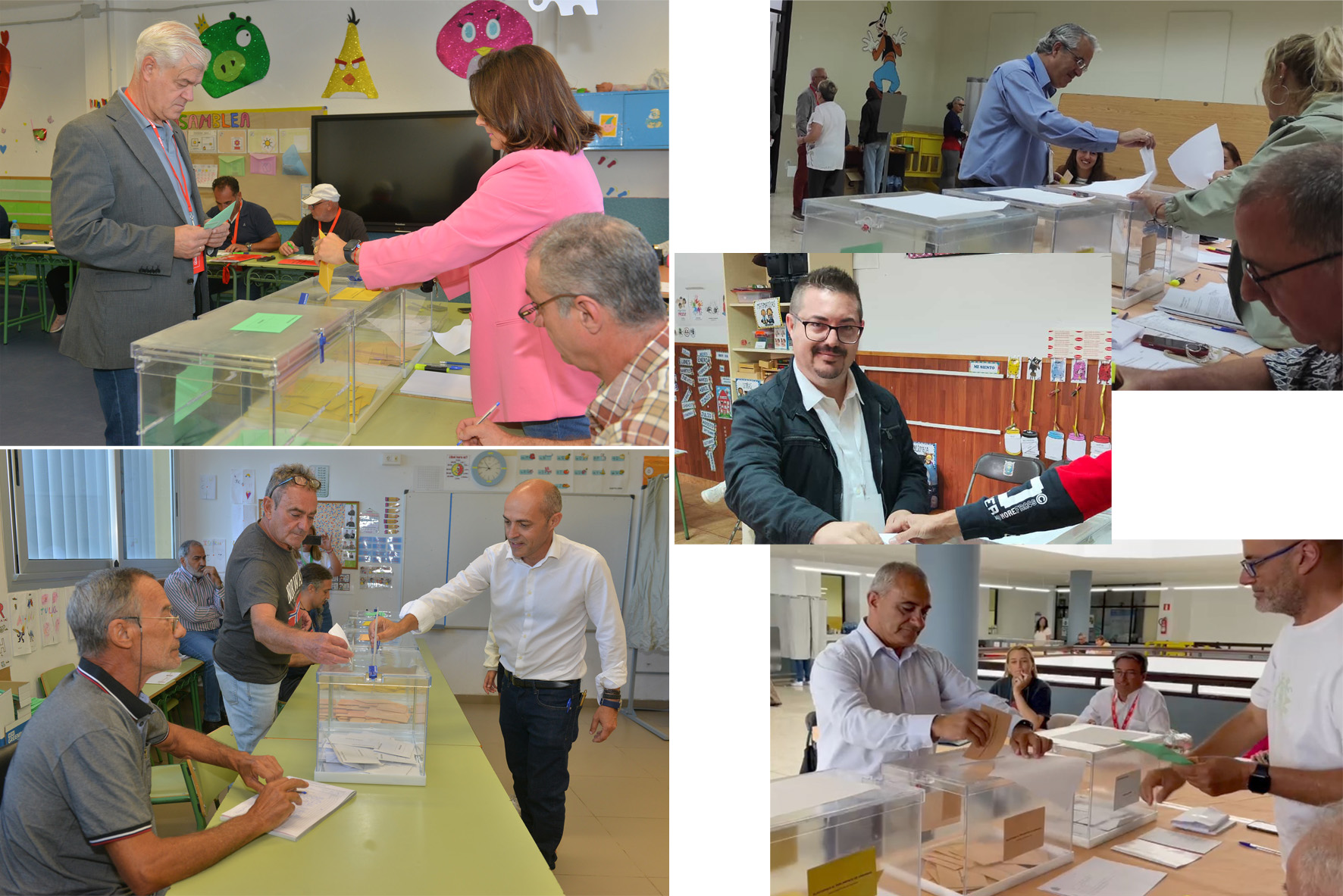 Los principales candidatos al Cabildo ejercen su derecho al voto en una jornada que transcurre sin incidencias en El Hierro
