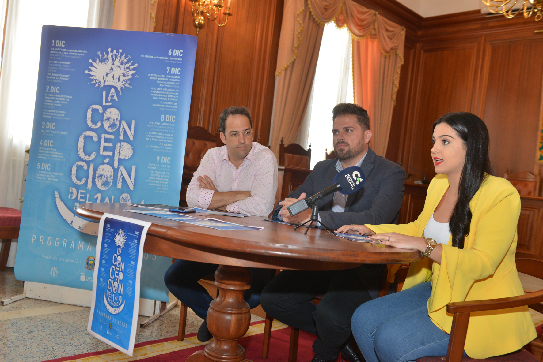 Valverde presenta el programa de las Fiestas La Concepción