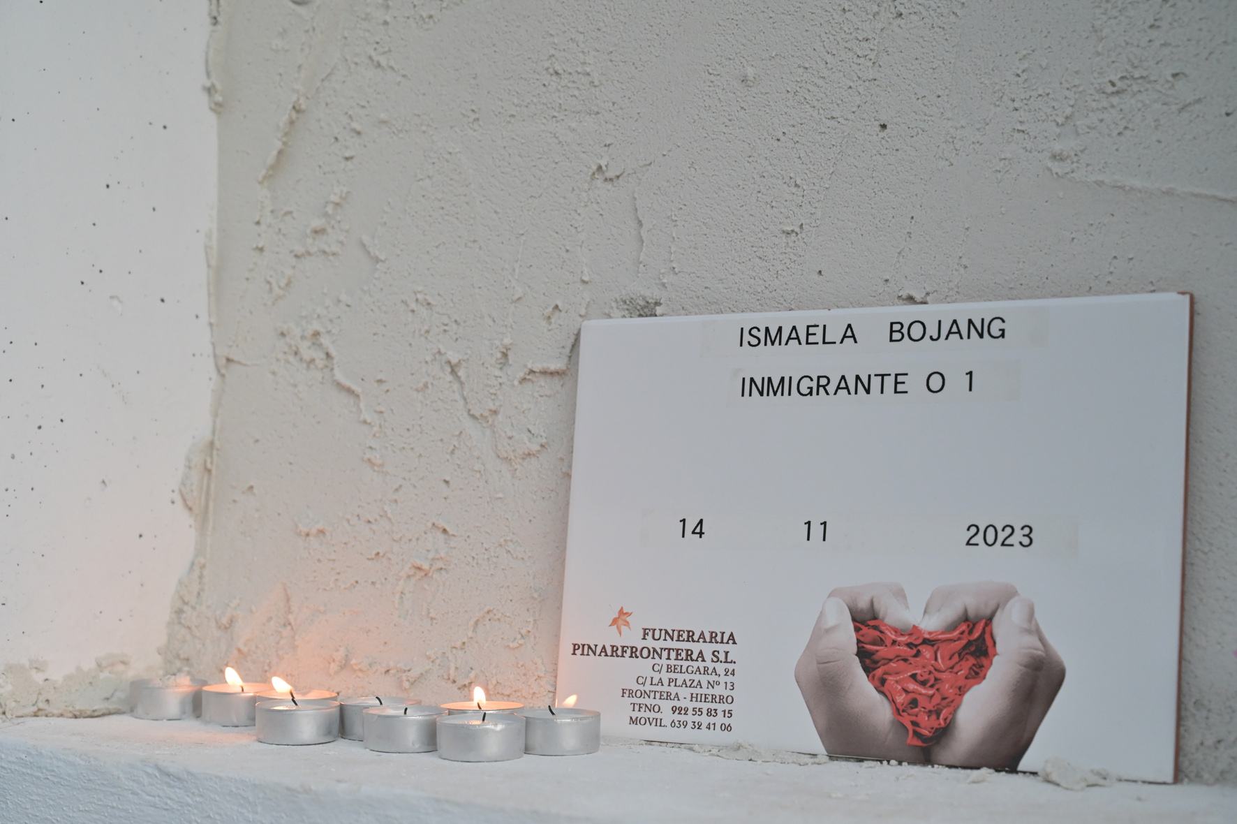 Hoy ha sido enterrado el inmigrante que llego fallecido ayer jueves, en una embarcación rescatada por la Guardamar Polimnia