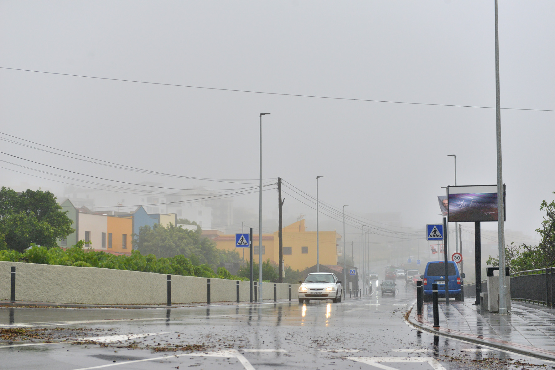 Óscar deja lluvias persistentes en El Hierro