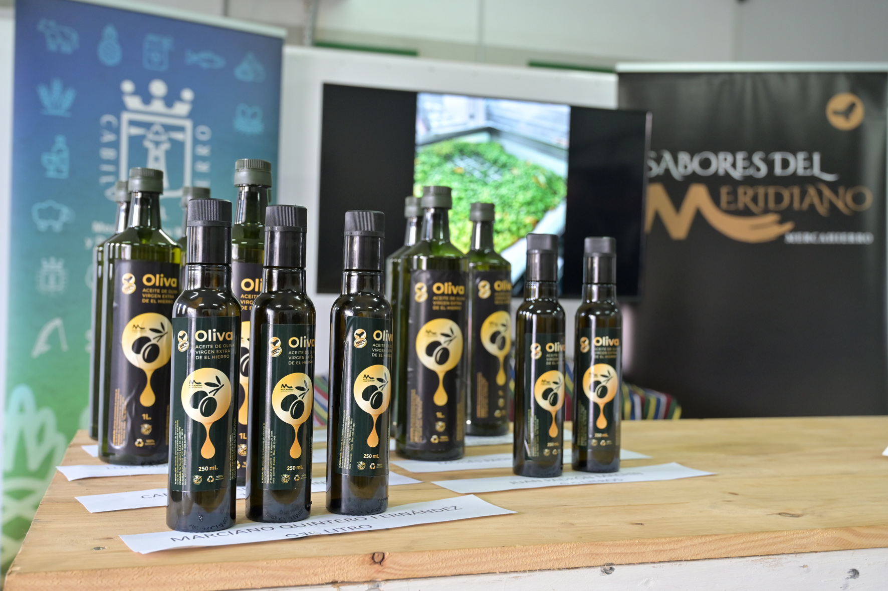 Los olivicultores herreños producen en la almazara insular, 1.265 litros de aceite de oliva virgen extra esta campaña 2023