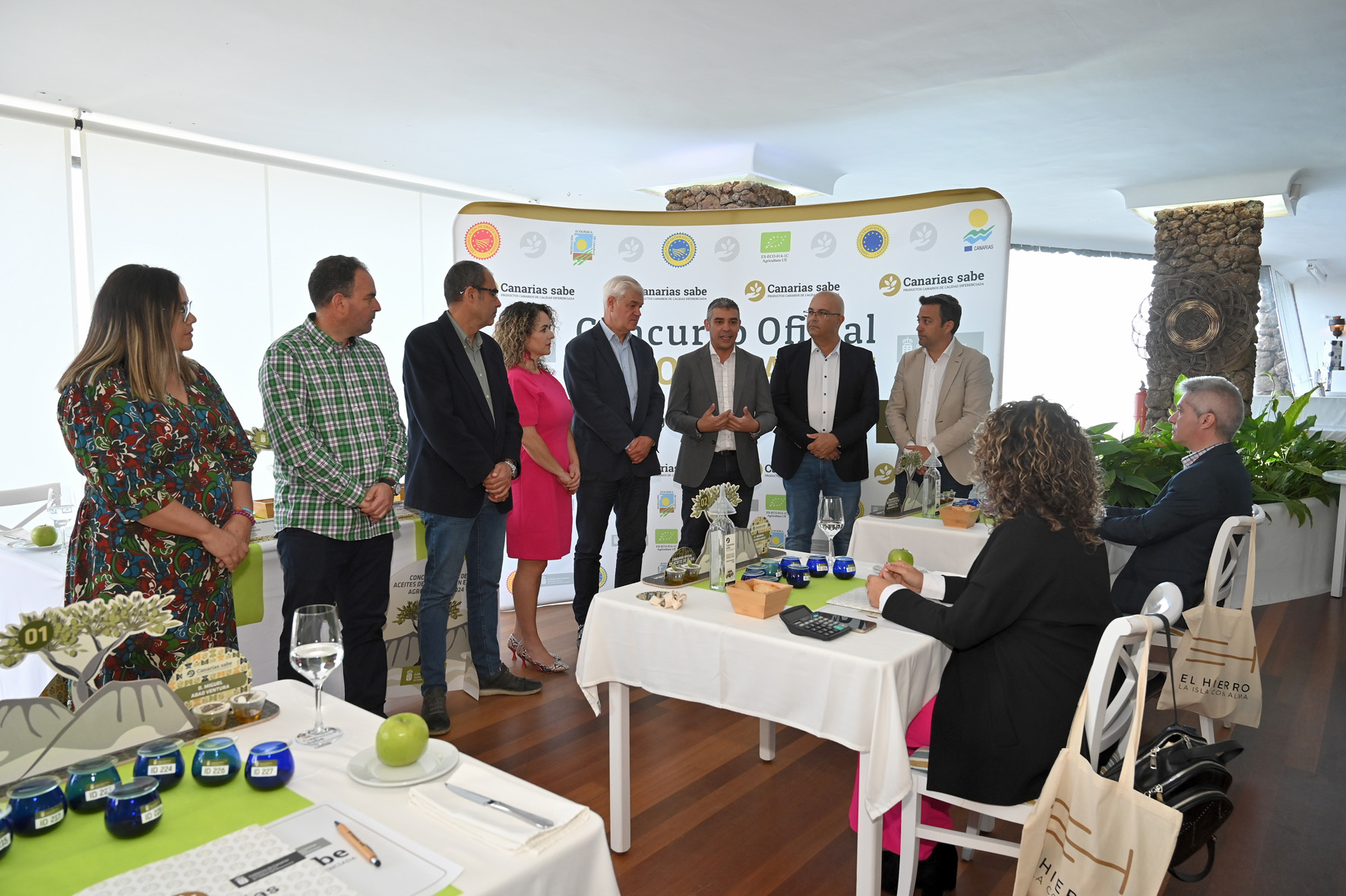 El Mirador de La peña acoge el Concurso Oficial de Aceites de Oliva Virgen Extra Agrocanarias 2024