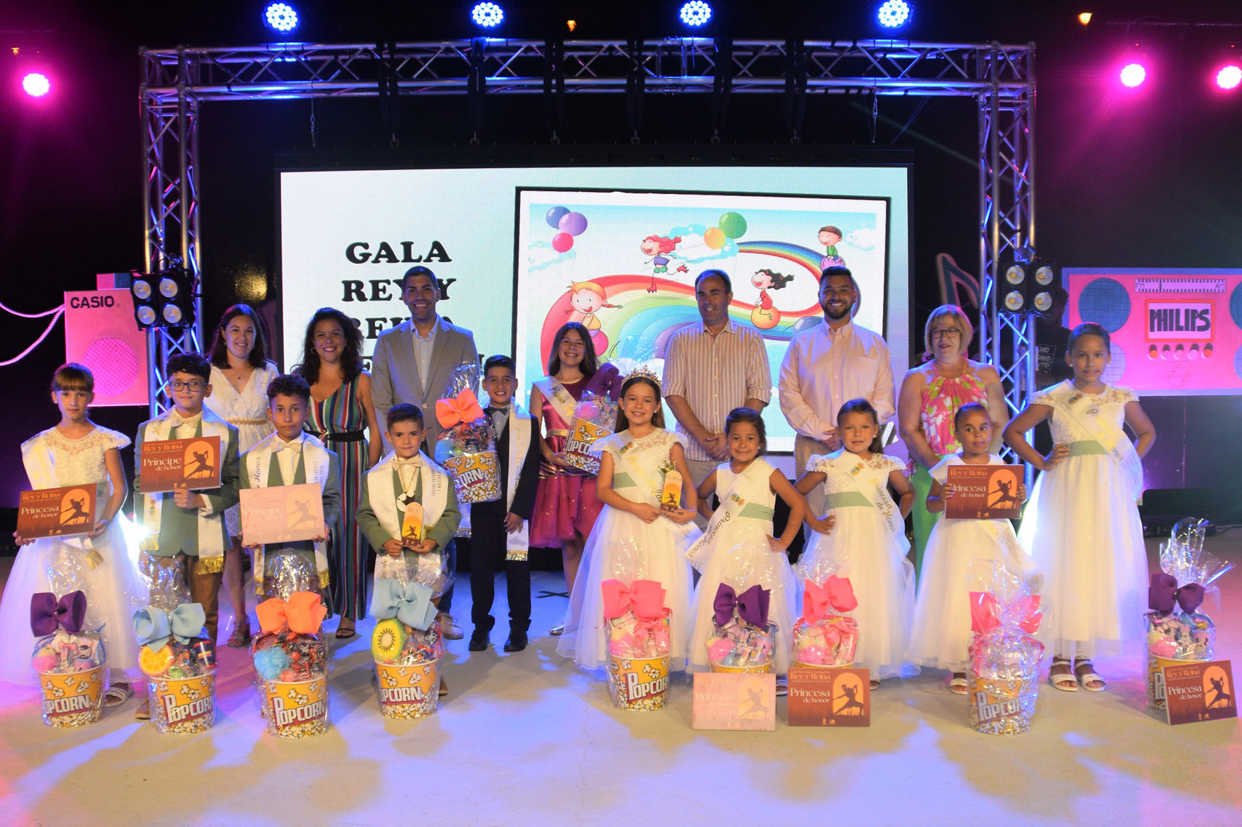 Iveth González Gutiérrez y Juan Acosta Aguilera, reyes infantiles de las Fiestas Patronales de La Frontera 2023
