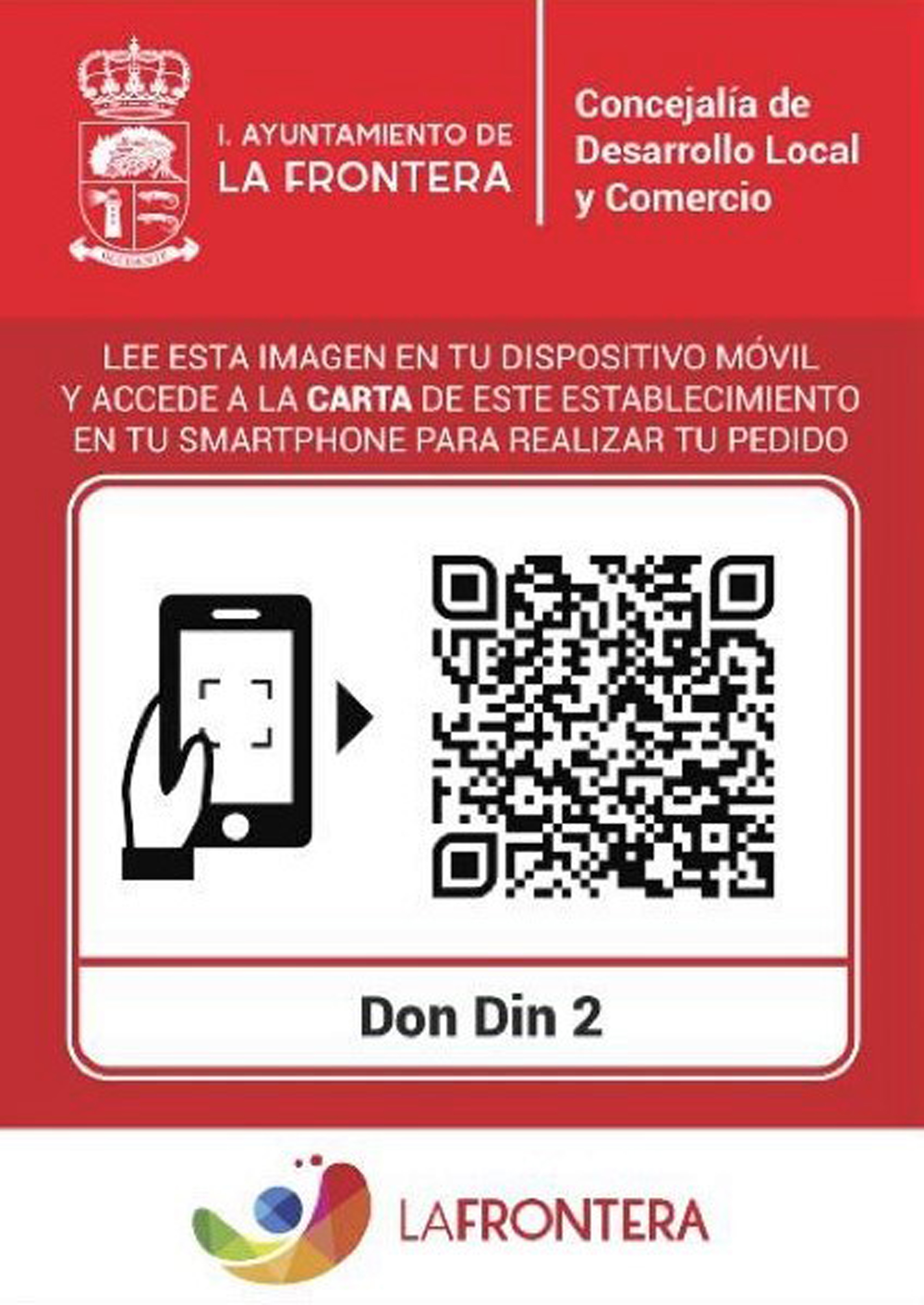 Los bares y restaurantes de La Frontera pondrán a disposición cartas digitales para sus clientes