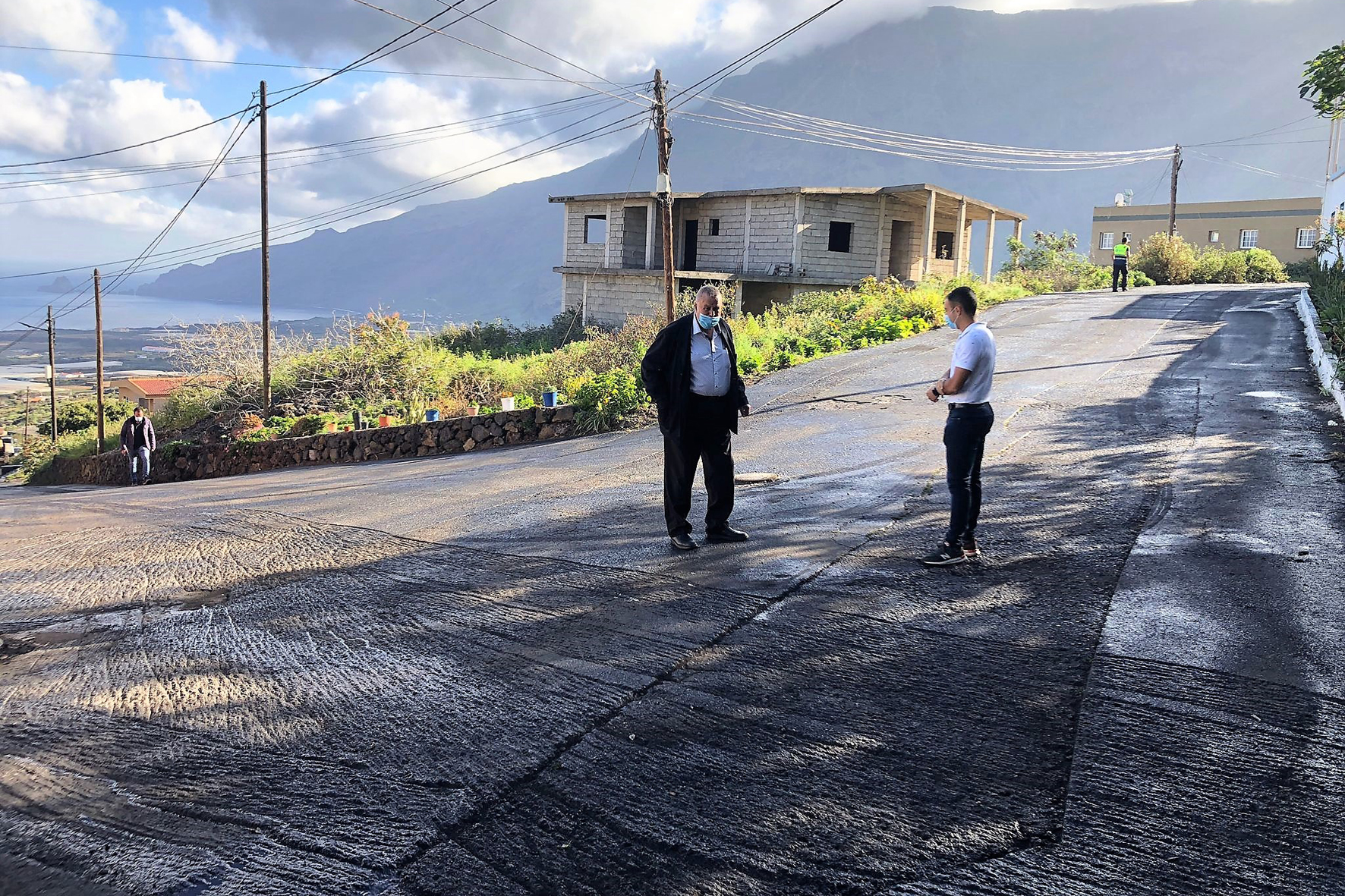 La Frontera acondiciona un tramo de la calle Merese