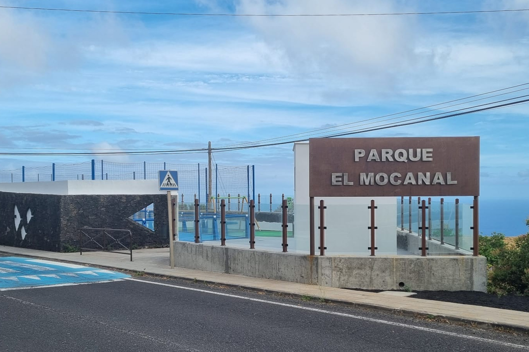El pueblo de El Mocanal ya cuenta con un Parque Infantil Biosaludable