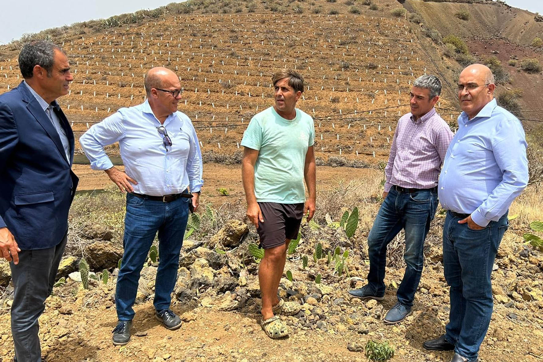 Narvay Quintero realiza una visita institucional al Ayuntamiento de Valverde