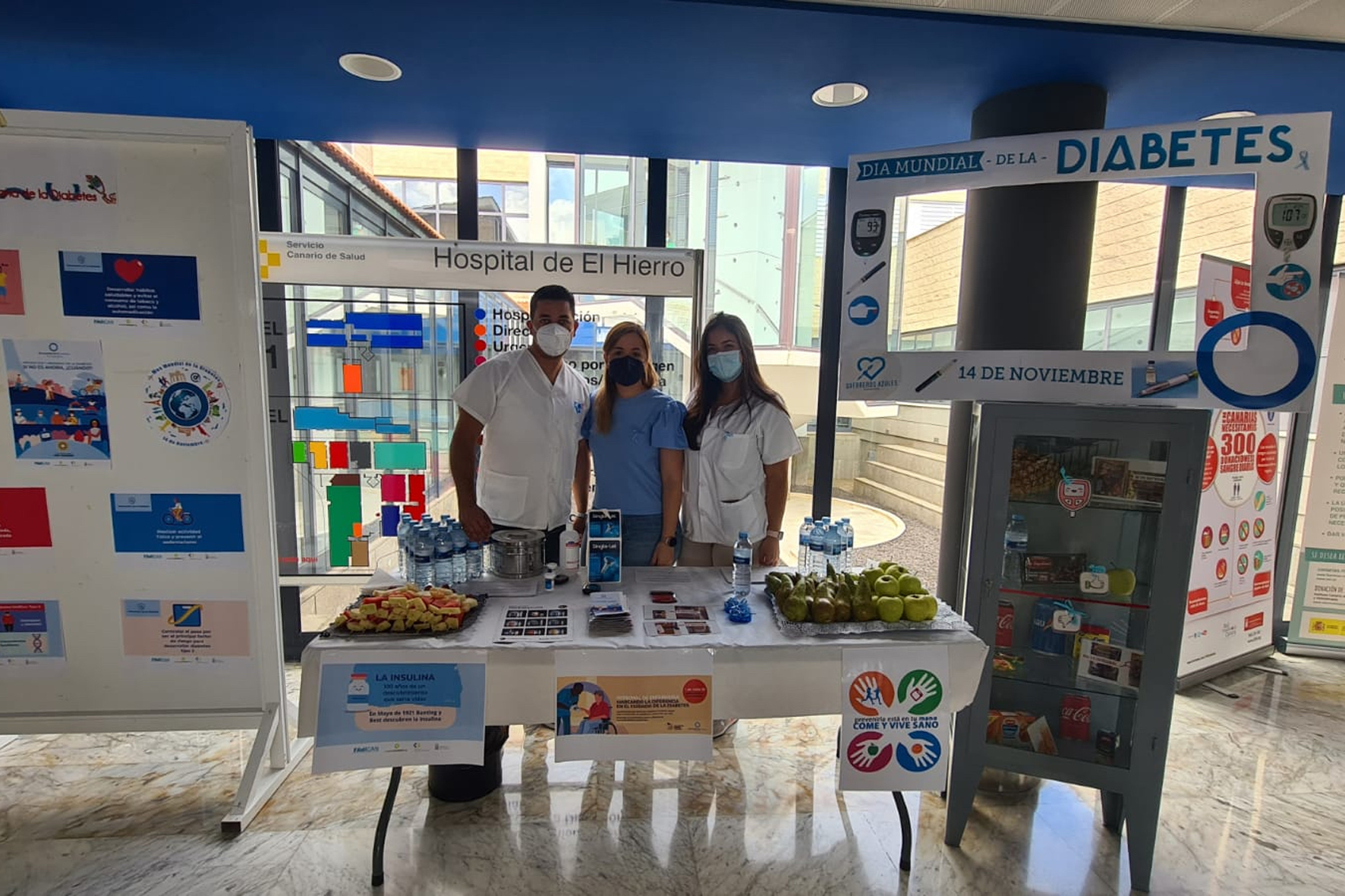 Sanidad lleva a cabo hoy actividades de sensibilización sobre la diabetes en las islas no capitalinas