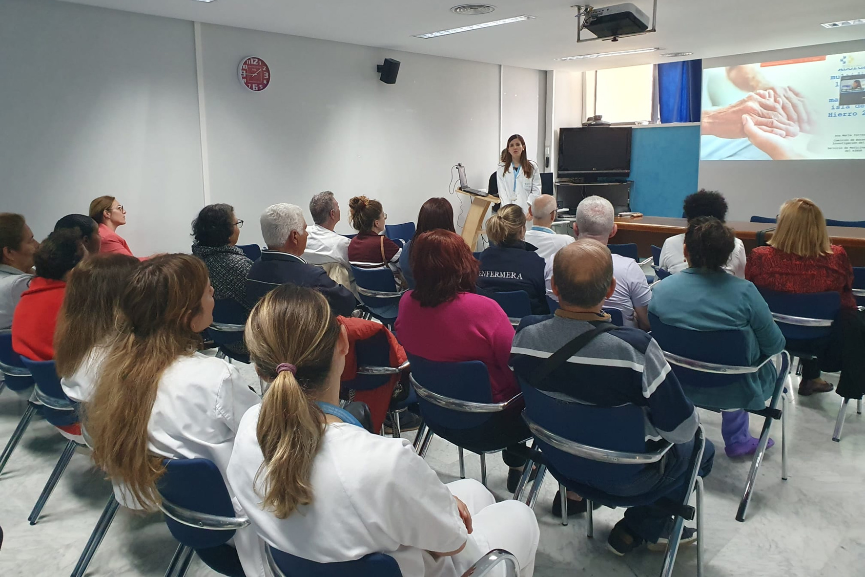 Sanidad organiza entre marzo y diciembre en El Hierro acciones formativas sobre atención a pacientes mayores