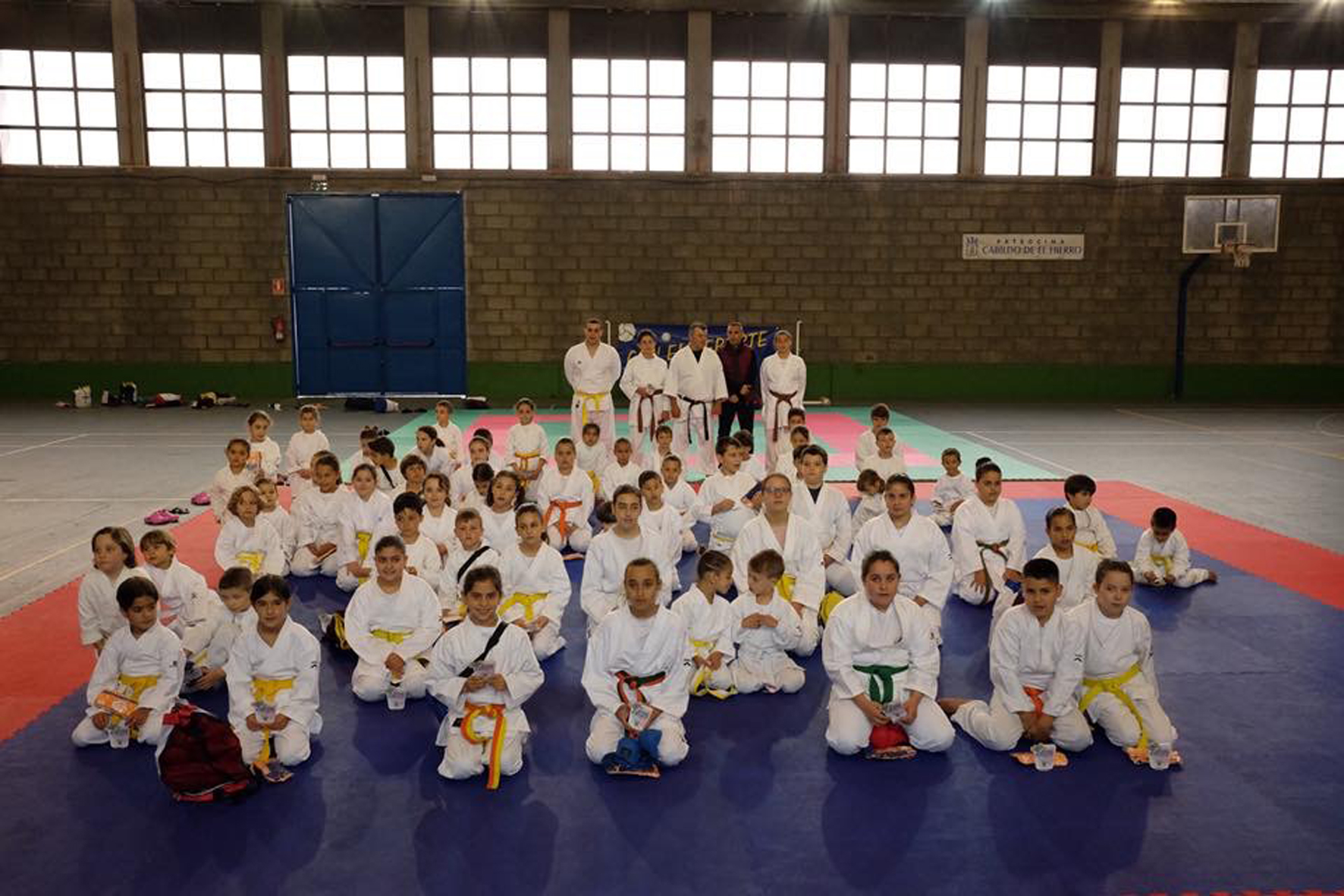 La II Exhibición de Kárate de Valverde congrega a 70 niños