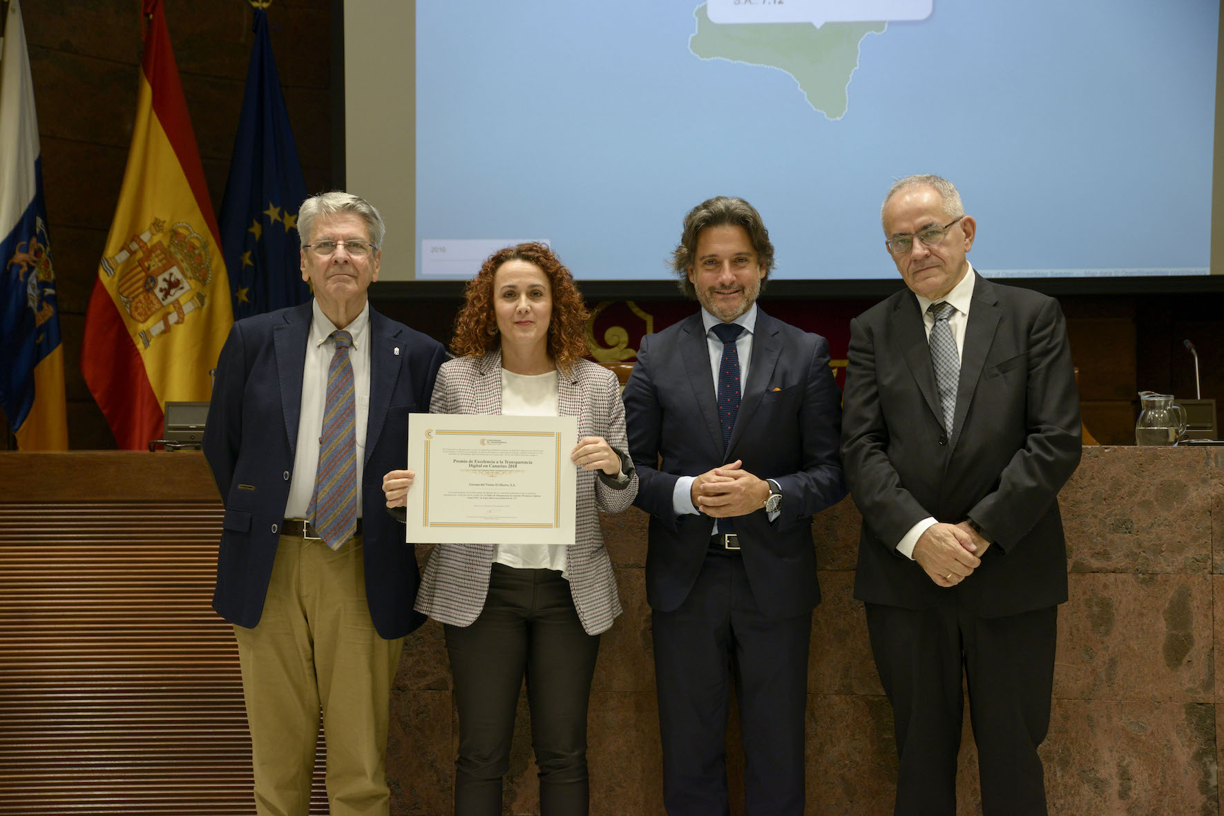Gorona del Viento, Premio de Excelencia a la Transparencia Digital de Canarias