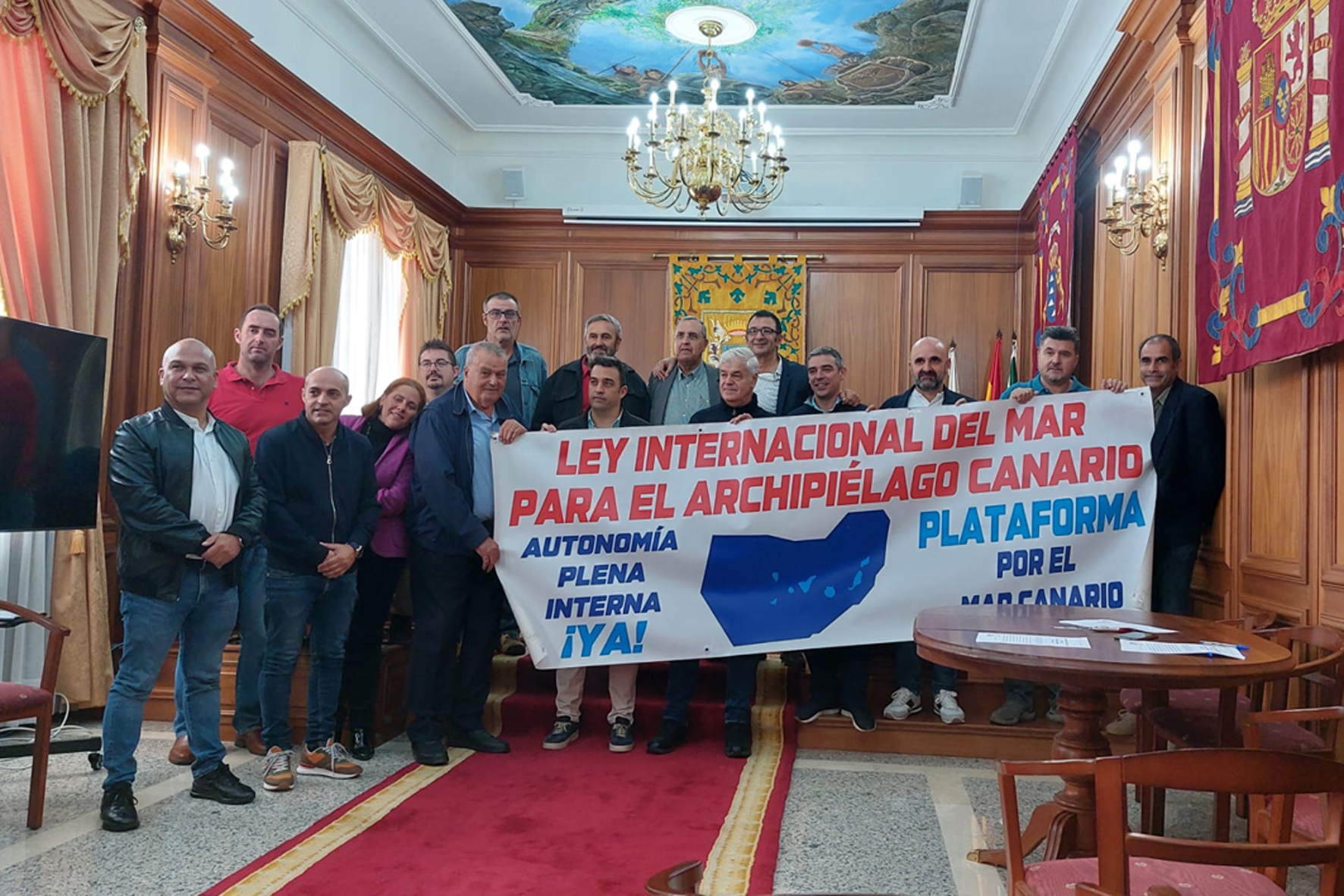 Instituciones herreñas y Plataforma por el Mar Canario se unen para conseguir el reconocimiento de Canarias como “Archipiélago de Estado”