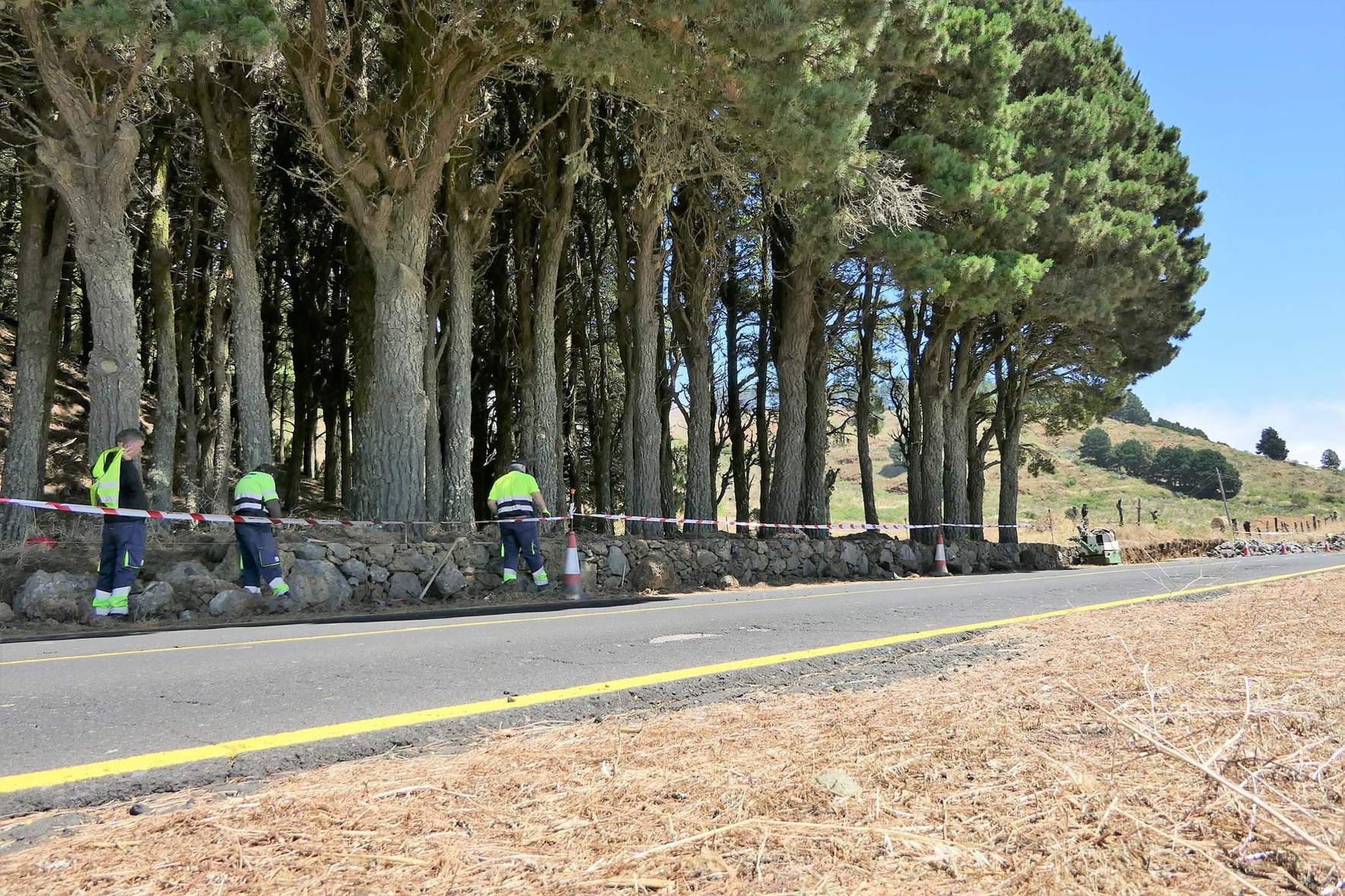 El Cabildo realizará cortes de carretera mañana miércoles en la HI-4 en la s inmediaciones de la rotonda de San Andrés