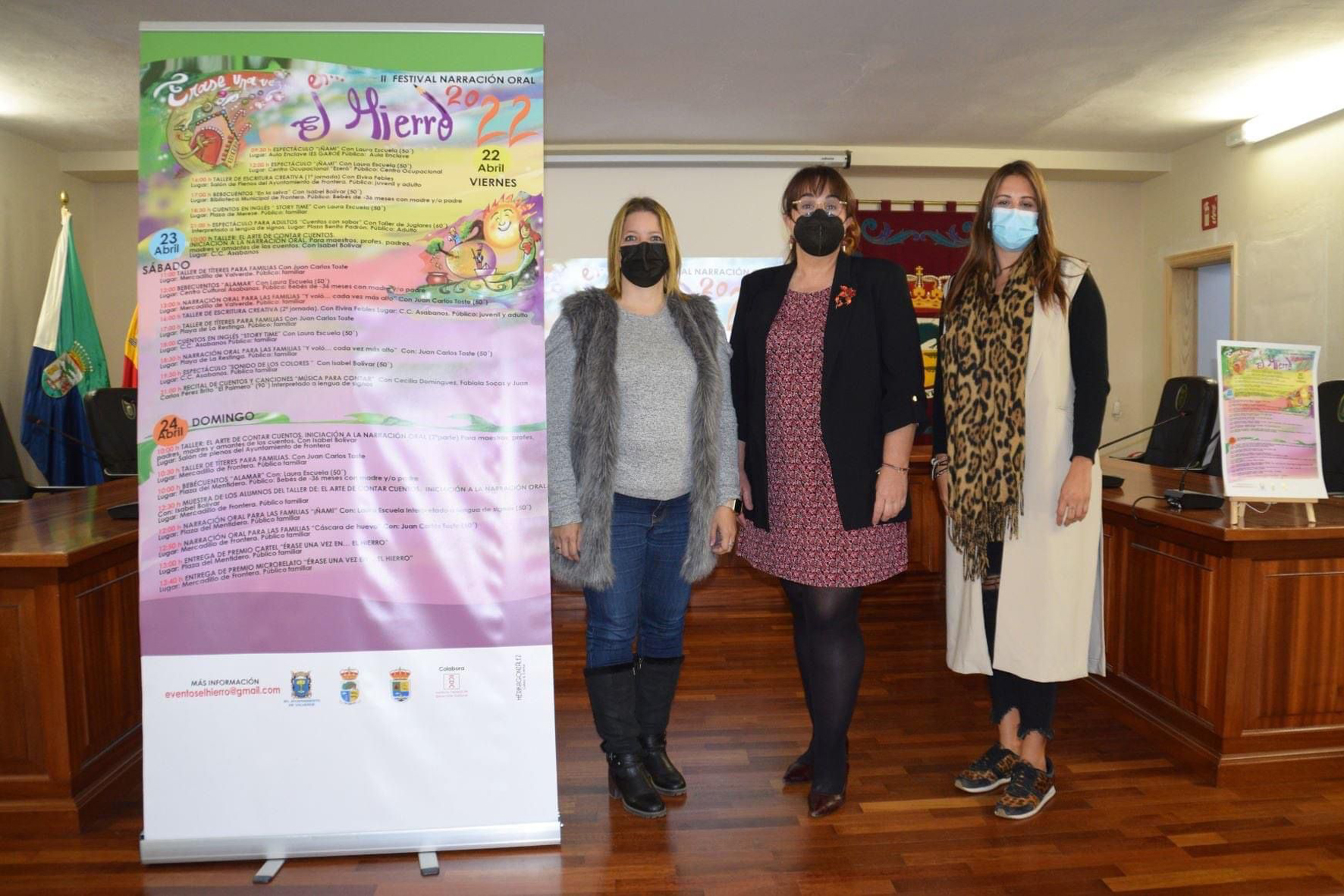 Los tres Ayuntamientos herreños presentan el II Festival de Narración Oral de la isla de El Hierro