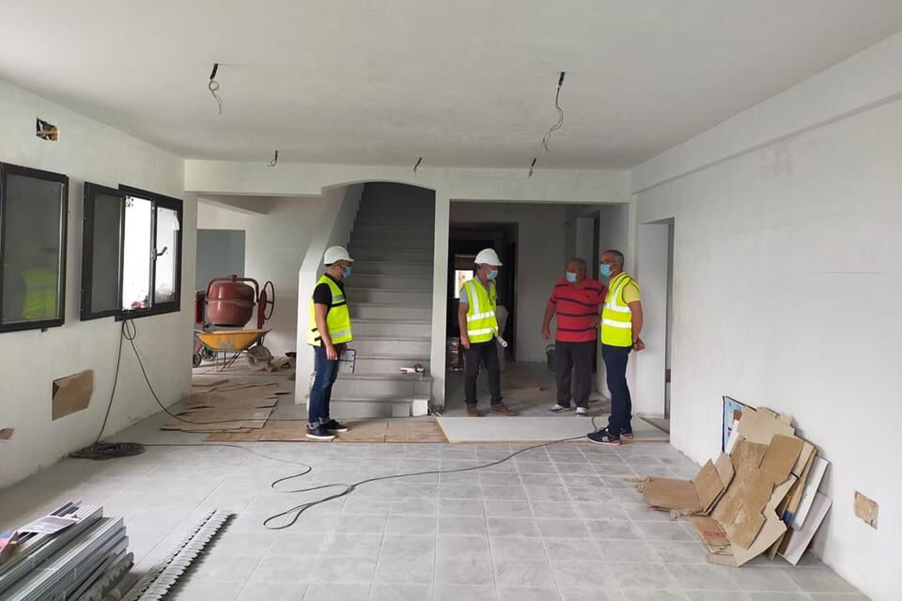 El Cabildo avanza en las obras de reforma de la antigua residencia de mayores de Valverde