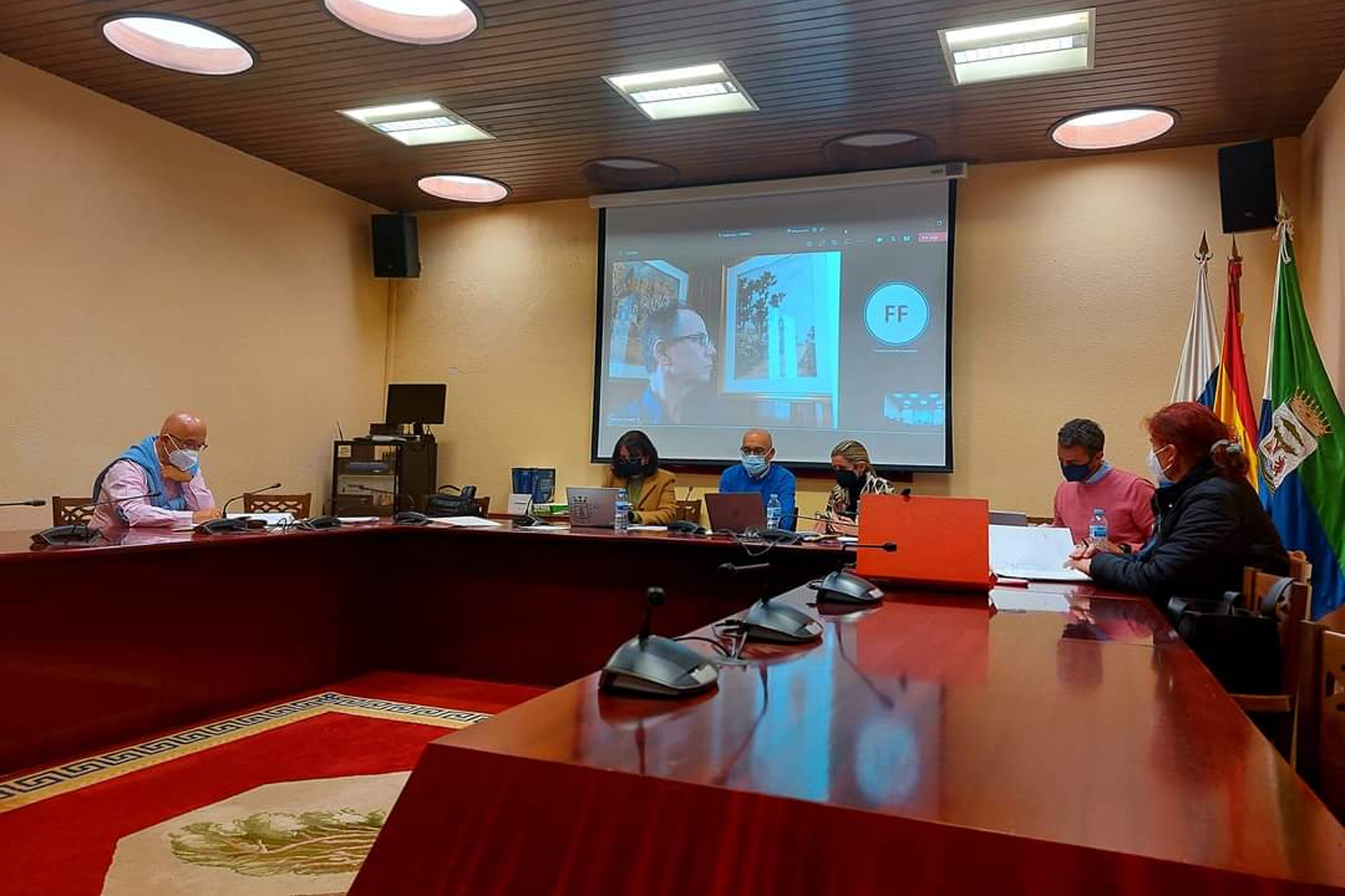 El Cabildo de El Hierro acoge una jornada de trabajo de los servicios de Secretaría de los cabildos insulares en el marco de la FECAI