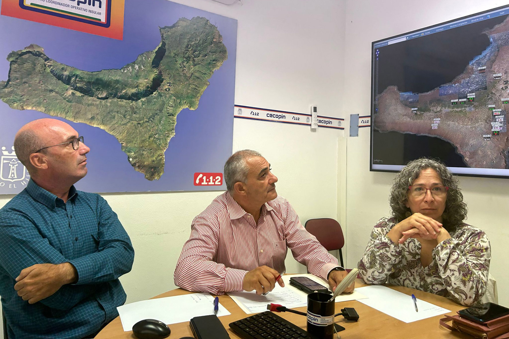 Los resultados de la prueba del sistema de avisos de emergencia ES-Alert serán analizados tras el ejercicio realizado hoy en El Hierro