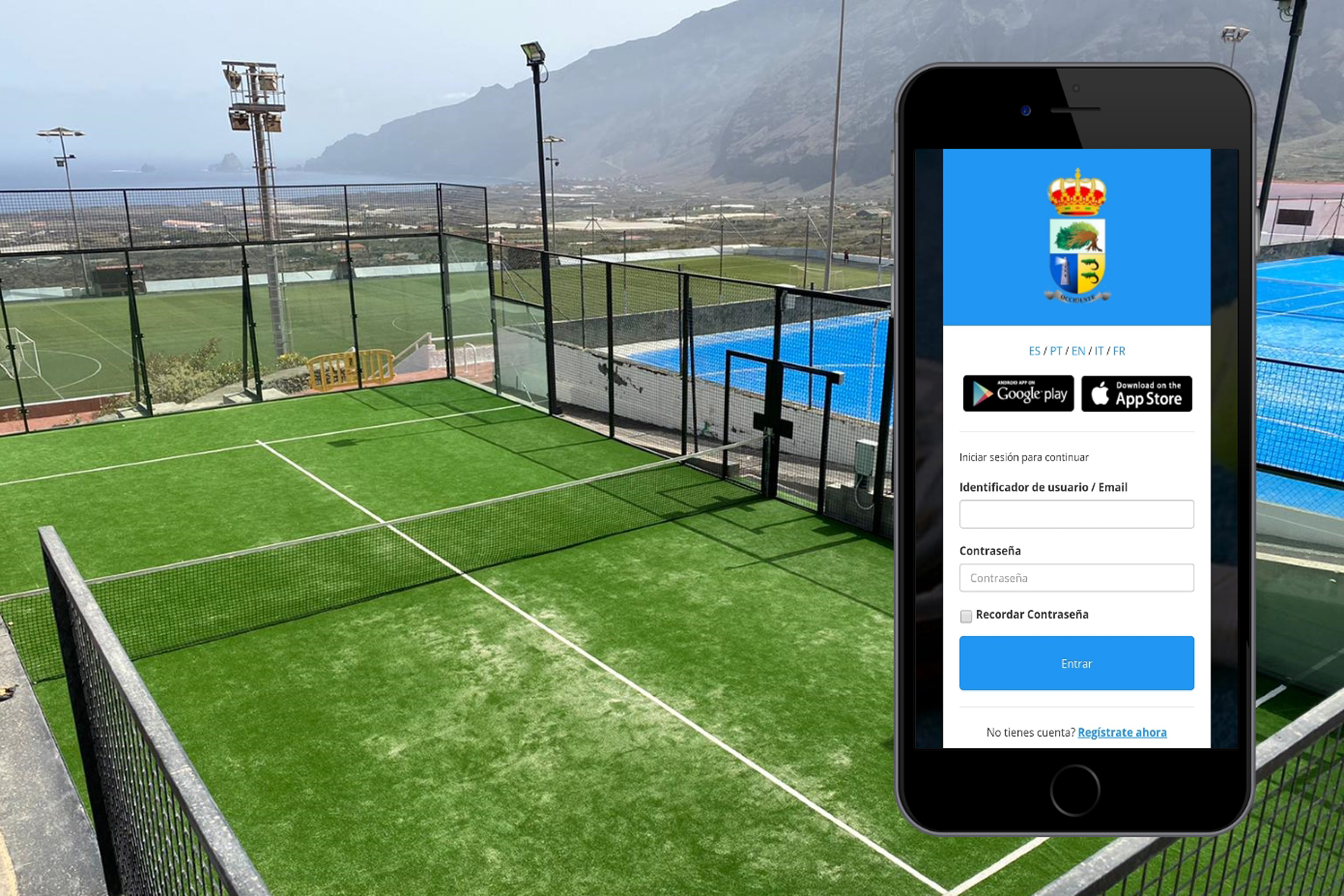 La Frontera regula el acceso a la pista de pádel municipal a través de una aplicación Web y APP móvil