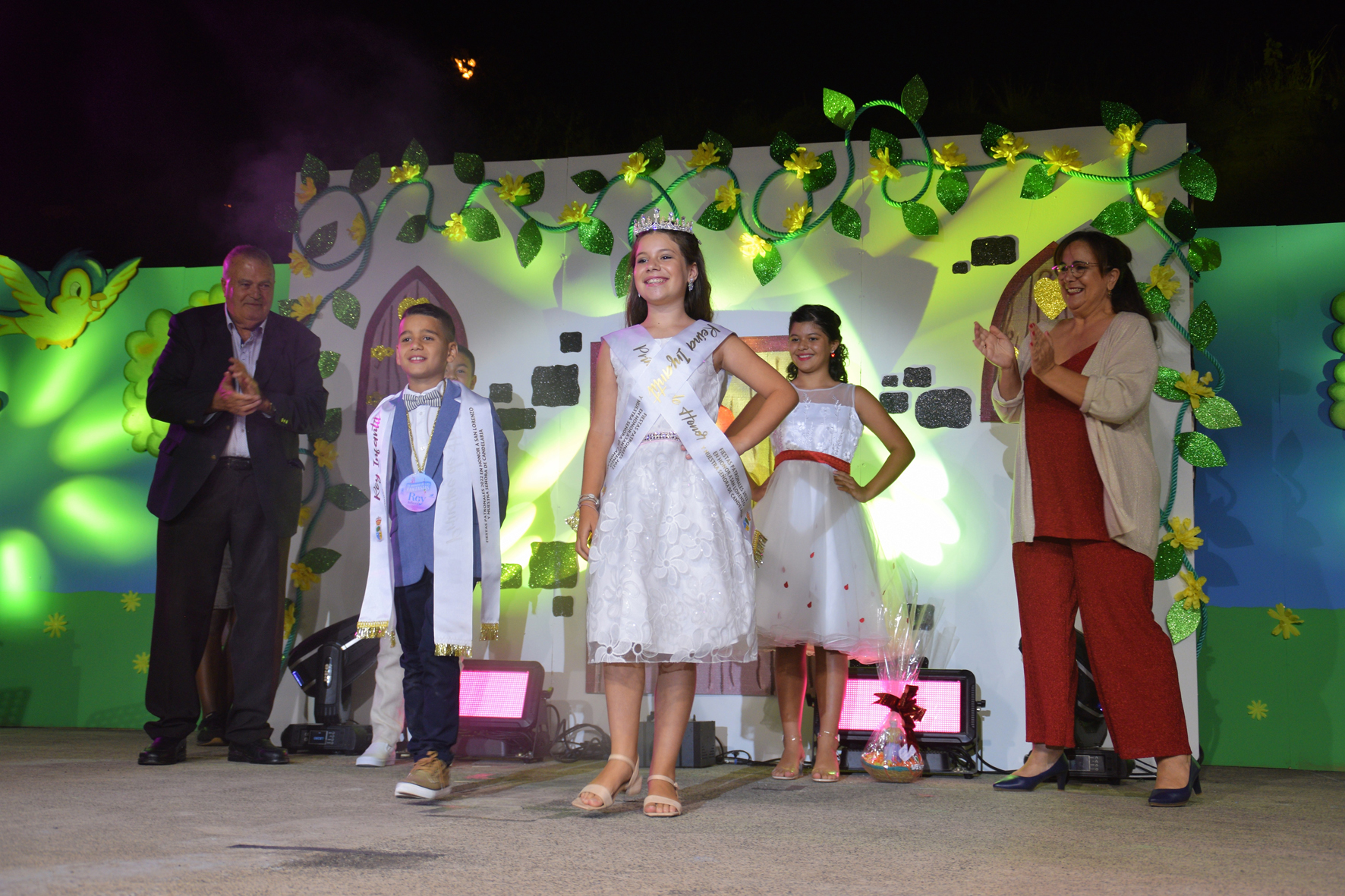 Mathias García Santiago y Salma Padrón Zamora, reyes infantiles de las Fiestas Patronales de La Frontera 2022