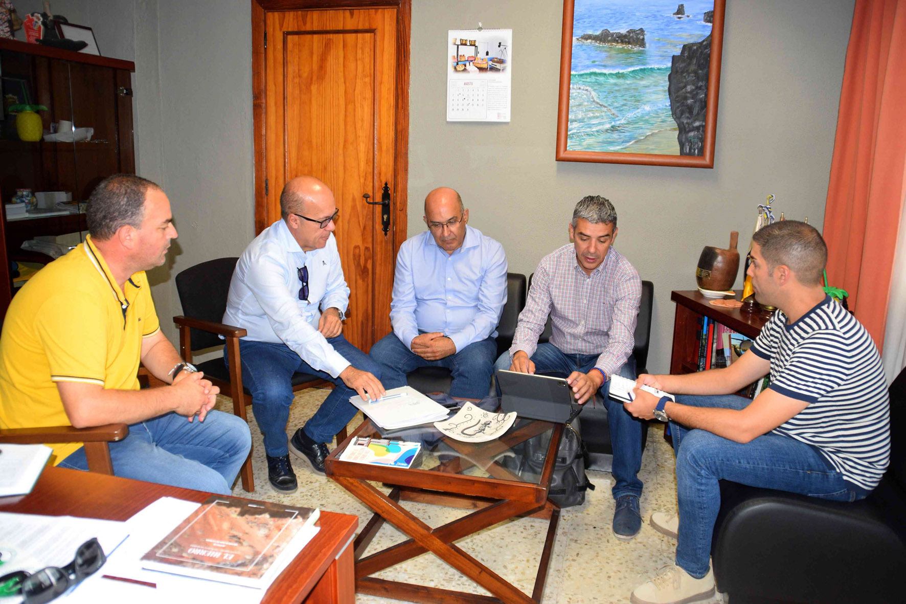 Quintero y Rodríguez Cejas abordan temas del sector agrícola del municipio de La Frontera