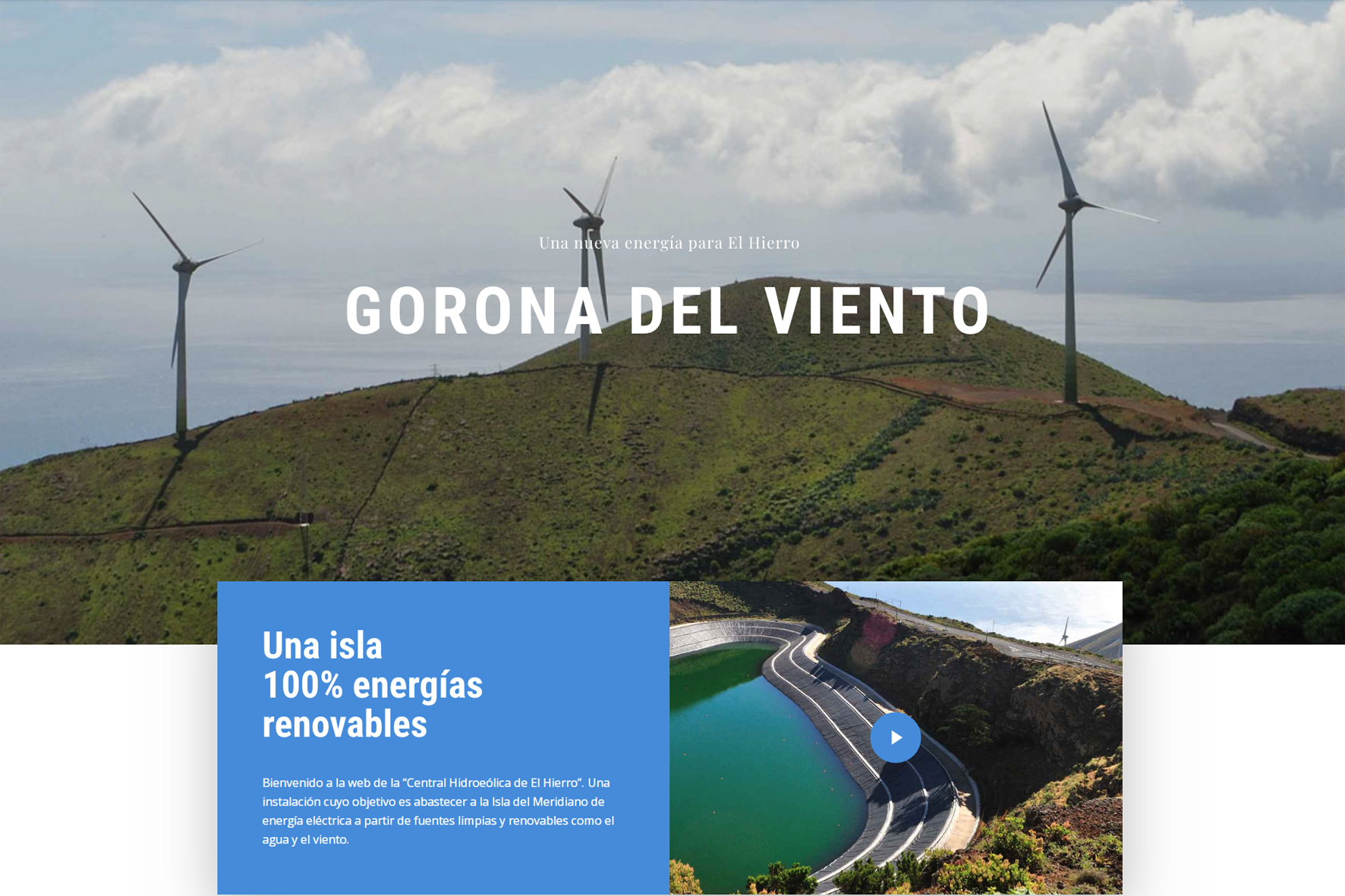 Gorona del Viento pone a disposición del ciudadano la Oficina de Sostenibilidad e Innovación Ambiental